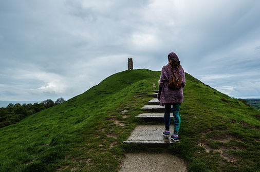 Glastonbury Tor in England