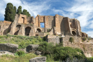 traveling mindfully in Italy at some ruins