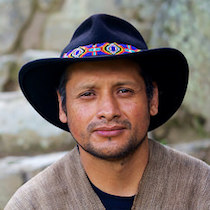 Peru wisdom keeper and guide Jhaimy Alvarez Acosta