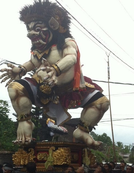 Ogohogohs Procession in Bali