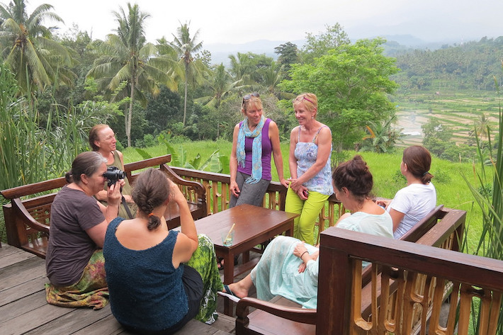 womens circle in bali